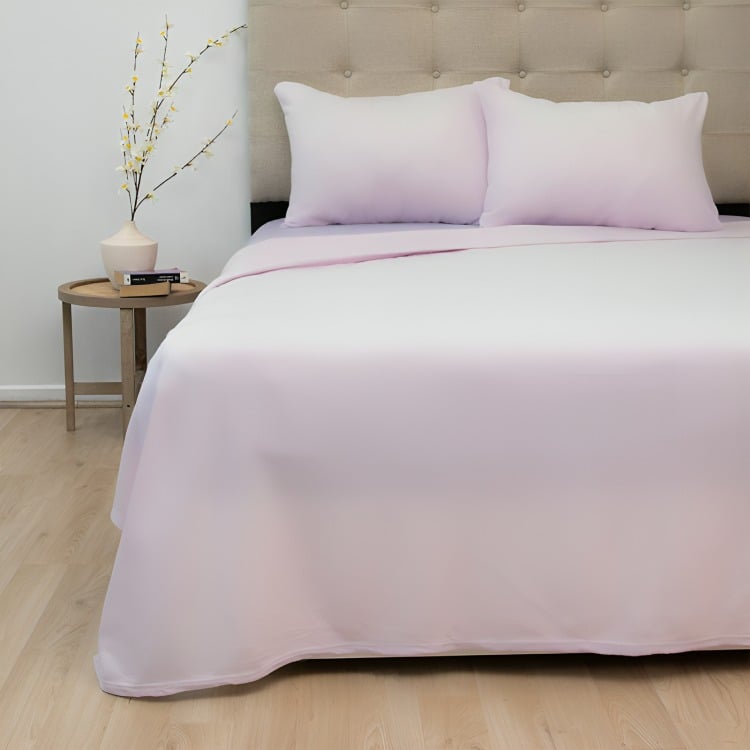 SÁBANAS POLAR LISA COMPOSÉ 2 PLAZAS / BICOLOR MORADO – DORAL - 1