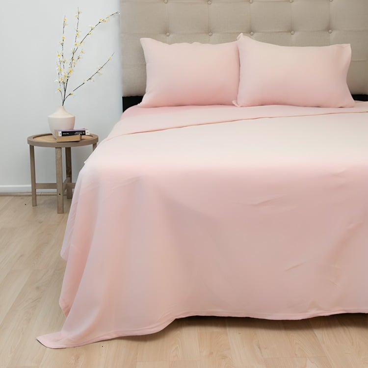SABANAS DE POLAR COMPOSE KING 2.5 PLAZAS / BICOLOR ROSA DORAL