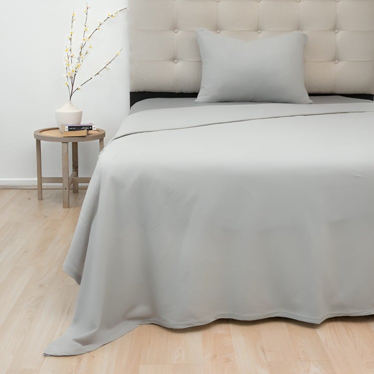 SÁBANAS POLAR COMPOSÉ 1.5 PLAZAS / BICOLOR GRIS – DORAL - 2