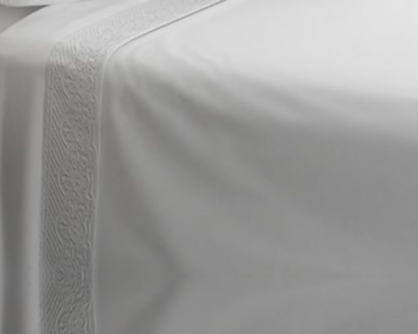 SÁBANAS MICROFIBRA BRODERIE SANTORINI 1.5 PLAZA EN COLOR BLANCO - 3