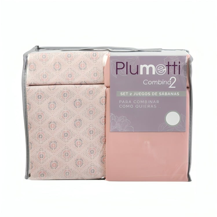 SET 2 SÁBANAS 1.5 PLAZAS PLUMETTI ACRA - 1
