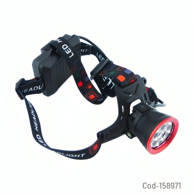 LINTERNA MINERO 6 Y 1 LED CON 3 PILAS RECARGABLE - 3