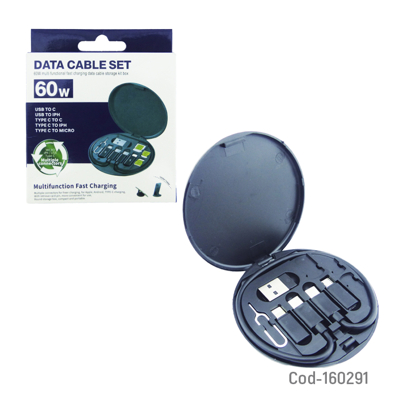 KIT ADAPTADORES 5 EN 1 60W SMARTPHONE CAJA - 4