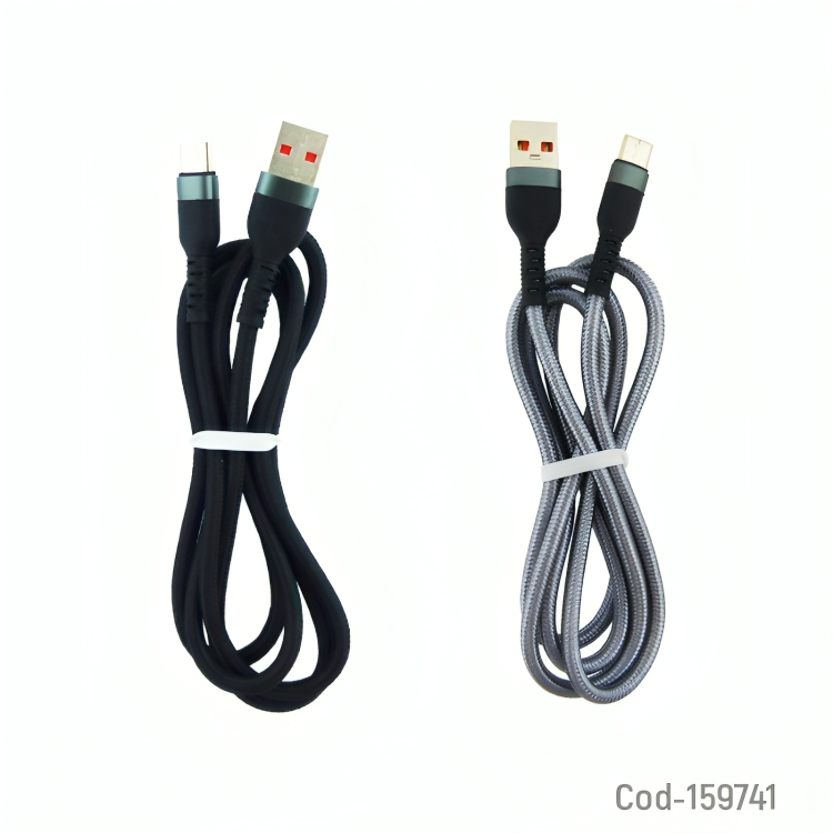 CABLE USB A-TYPE-C 186 6A 1M COLORES - 2