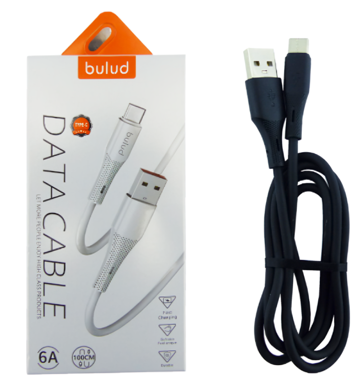 CABLE USB A-TYPE-C S39 6A 1M EN COLOR NEGRO/EN COLOR BLANCO - 3