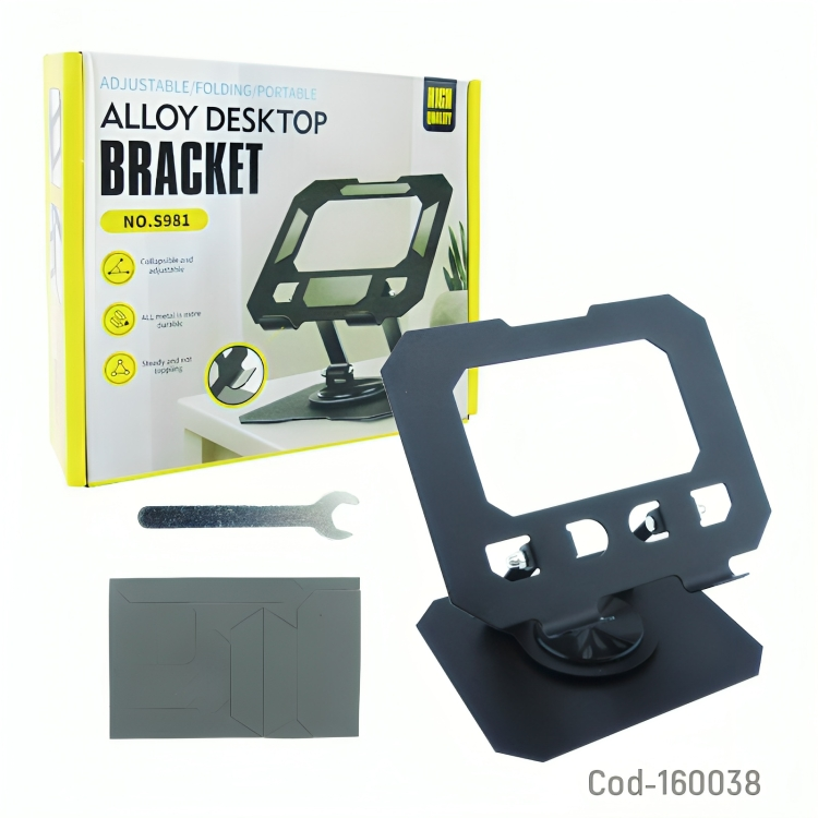 PORTA TABLET/NOTEBOOK 27X20CM ALUMINIO 360° - 1