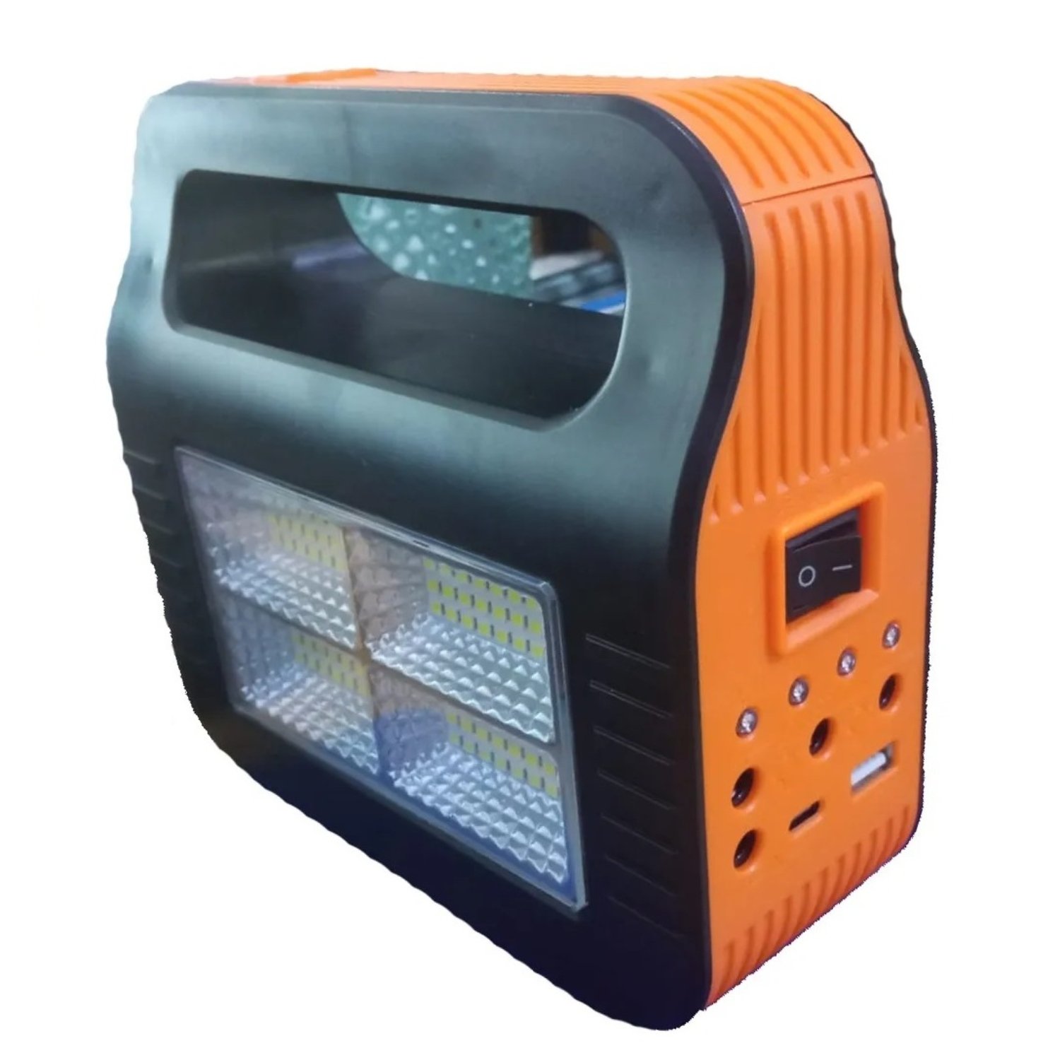 KIT DE ENERGIA SOLAR CON ILUMINACION Y CARGA USB 3V - 1