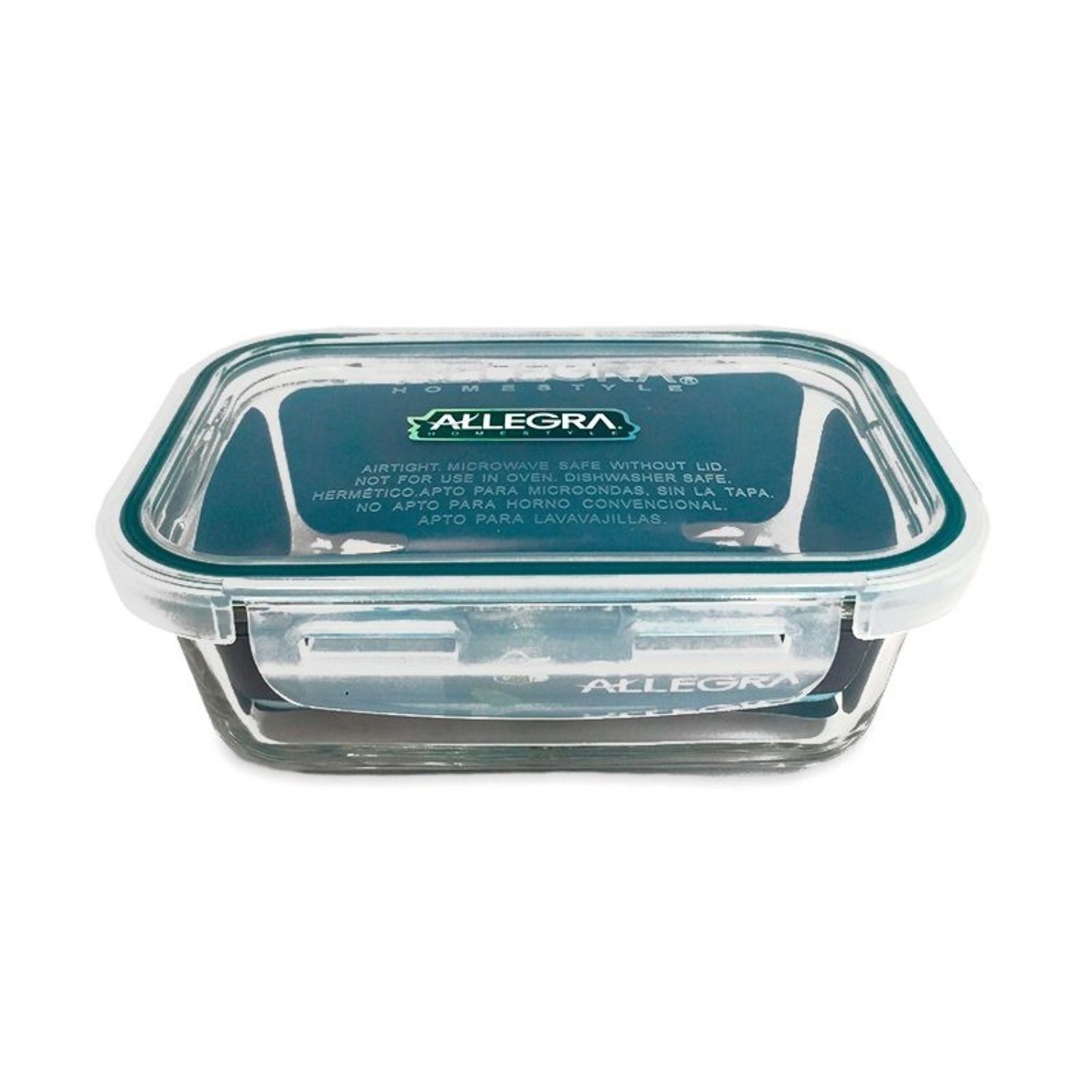 PACK X 4 CONTENEDOR HERME TICO DE VIDRIO RECTANGULAR 600 ML – INVERSIERRA - 2