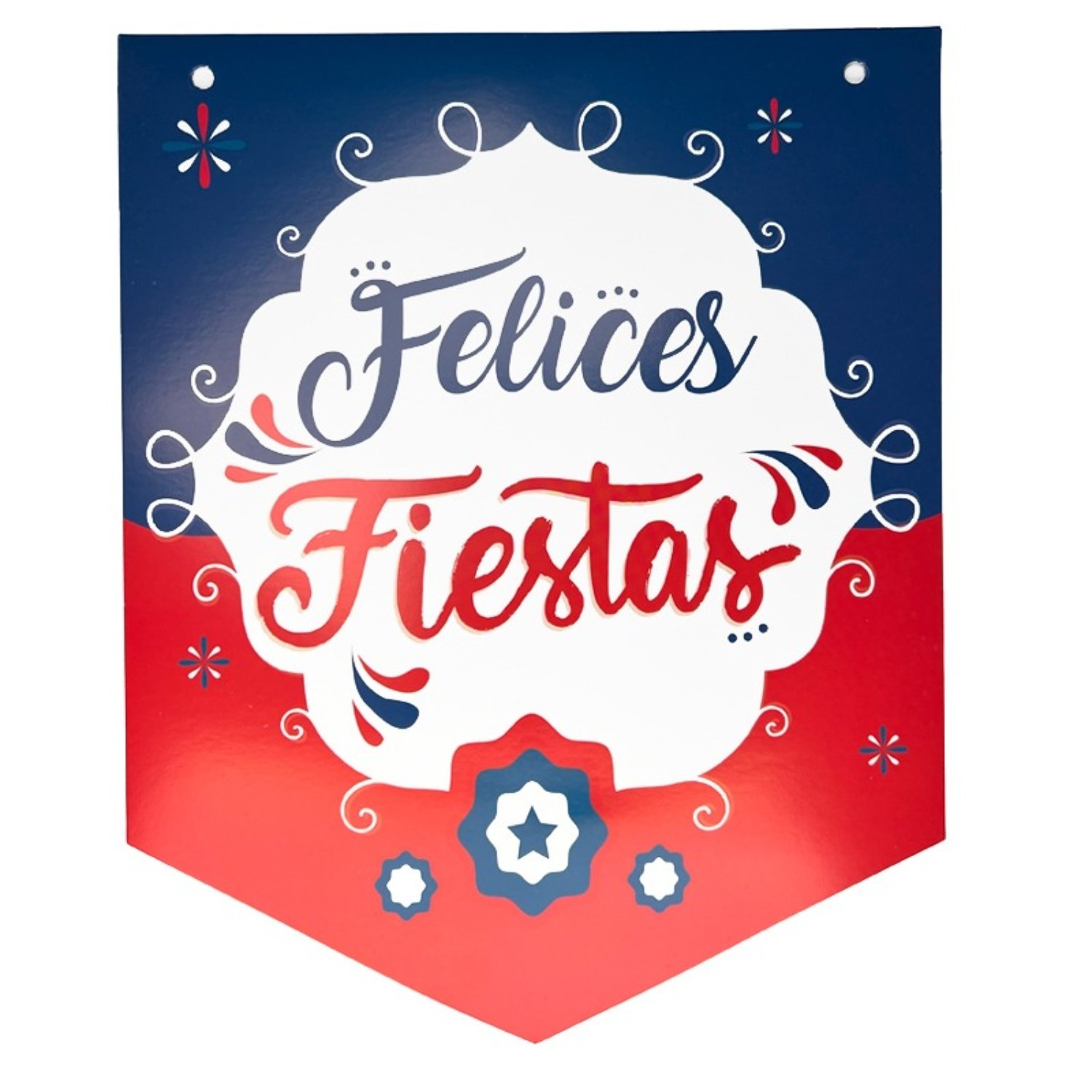 PACK X 4 GUIRNALDA 18 BANDERA 25 METROS – BIG PARTY - 4
