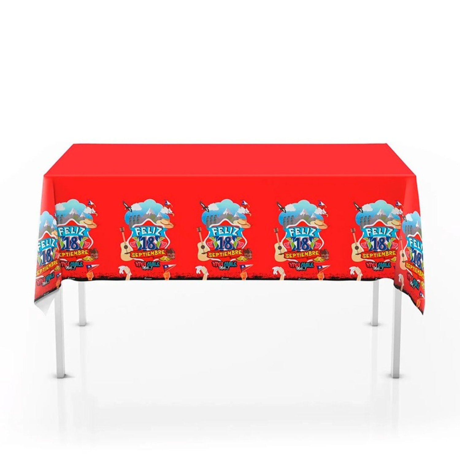 PACK X 4 MANTEL IMPRESO 108X180 CENTIMETROS – BIG PARTY - 1