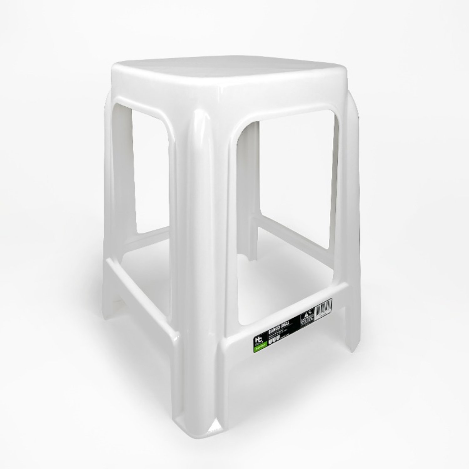 PACK X 4 BANCO IDEAL BLANCO – REY PLAST - 1