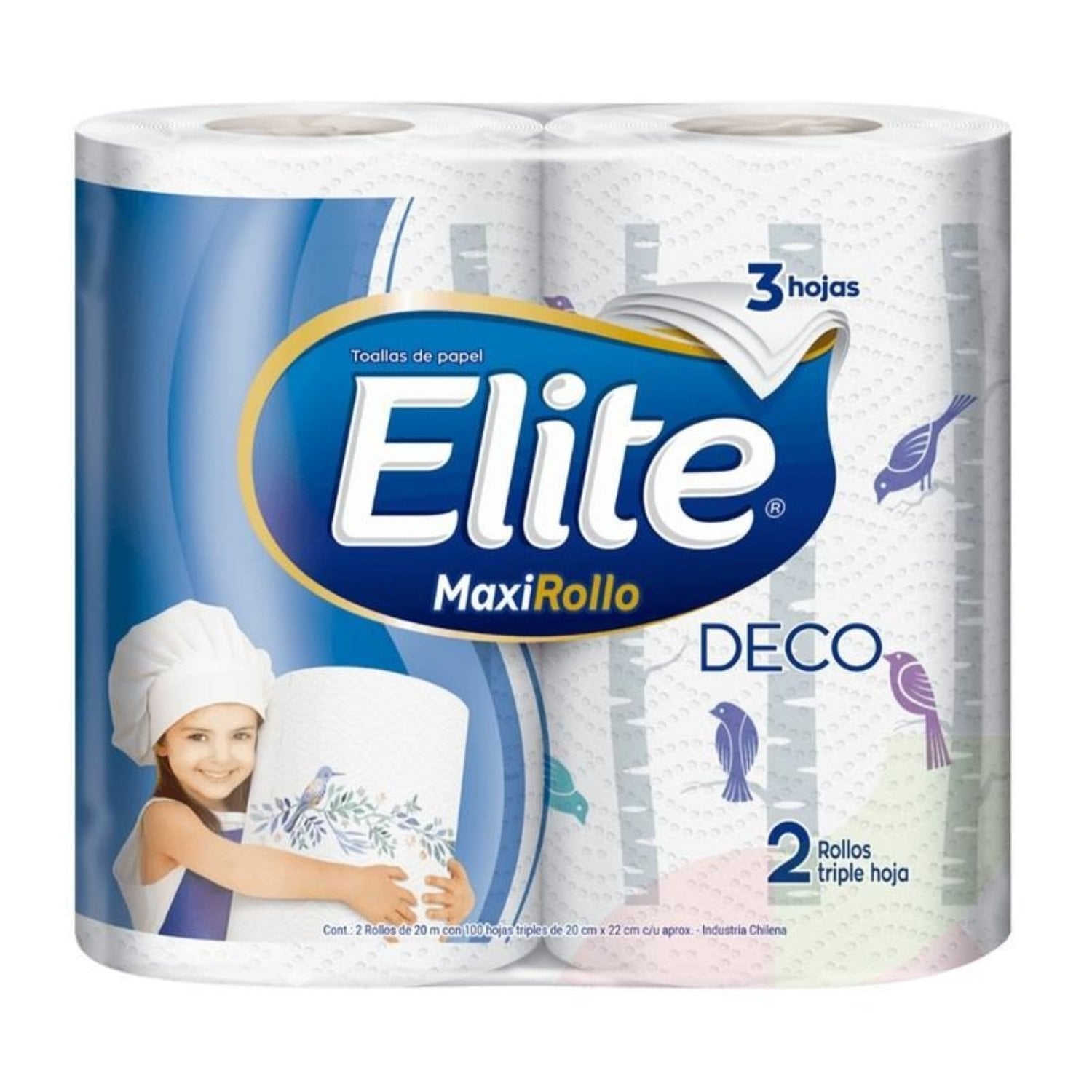 PACK X 4 TOALLA DE PAPEL DECO 2 UNIDADES – ELITE - 1