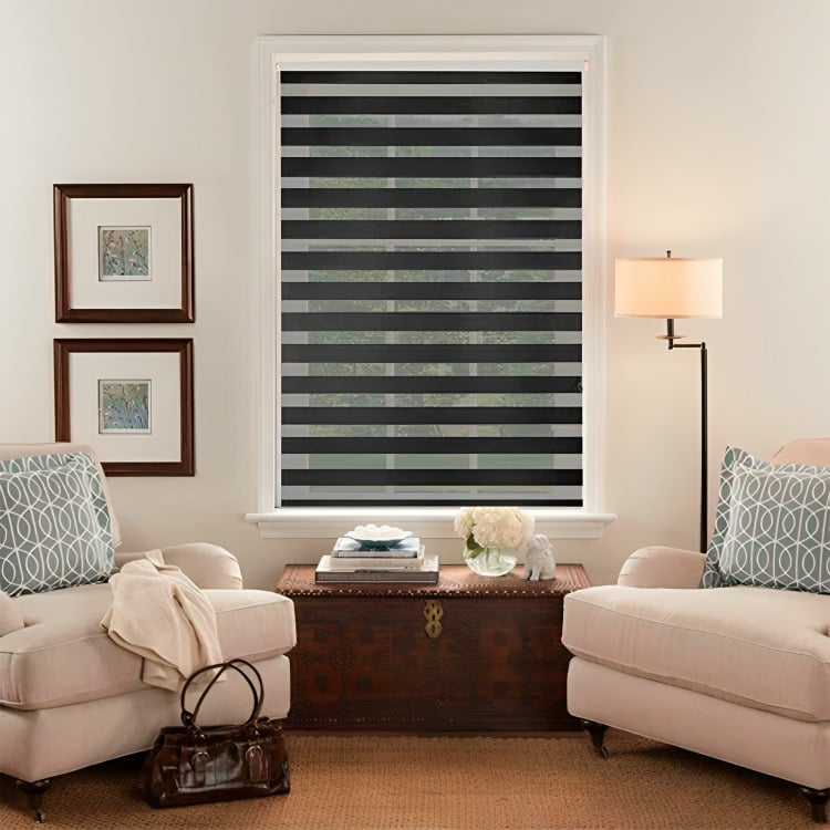 CORTINA ROLLER DUO 90X220CM / NEGRO – DORAL - 1