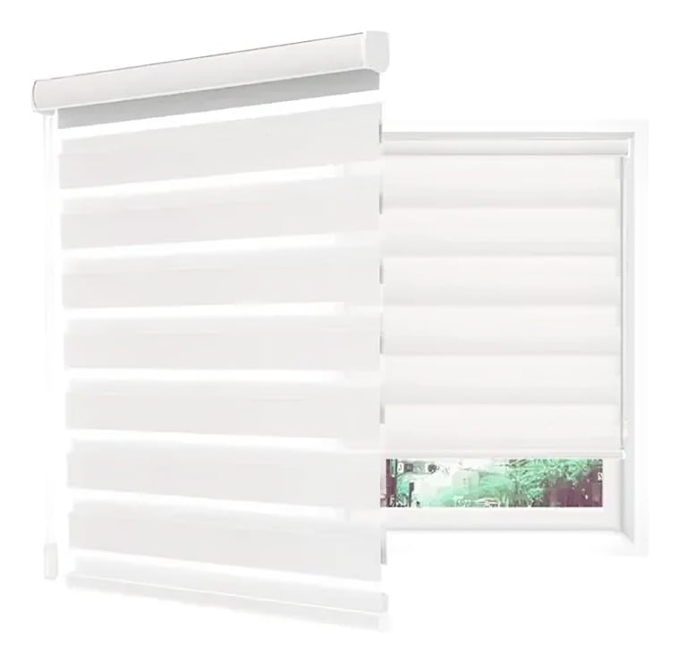 CORTINA ROLLER DUO 90X220CM / BLANCO – DORAL - 4