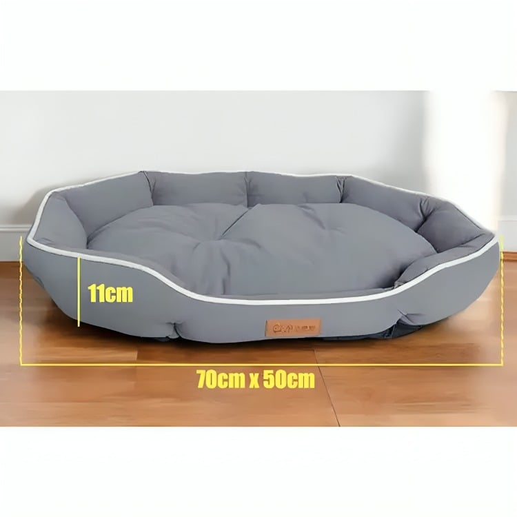 CAMA SUAVE PARA MASCOTAS PERROS Y GATOS TALLA L 70X50CM - 3