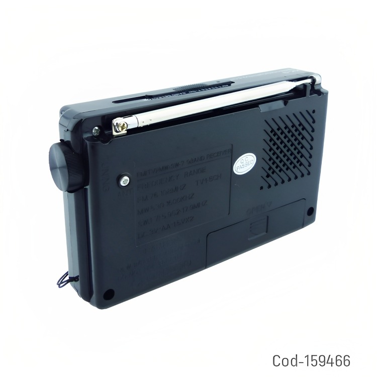RADIO MULTIBANDA KNSTAR MOD.KK.9 9 BANDAS NEGRO - 2