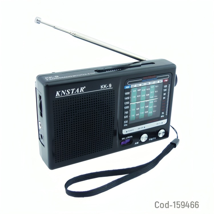 RADIO MULTIBANDA KNSTAR MOD.KK.9 9 BANDAS NEGRO - 3