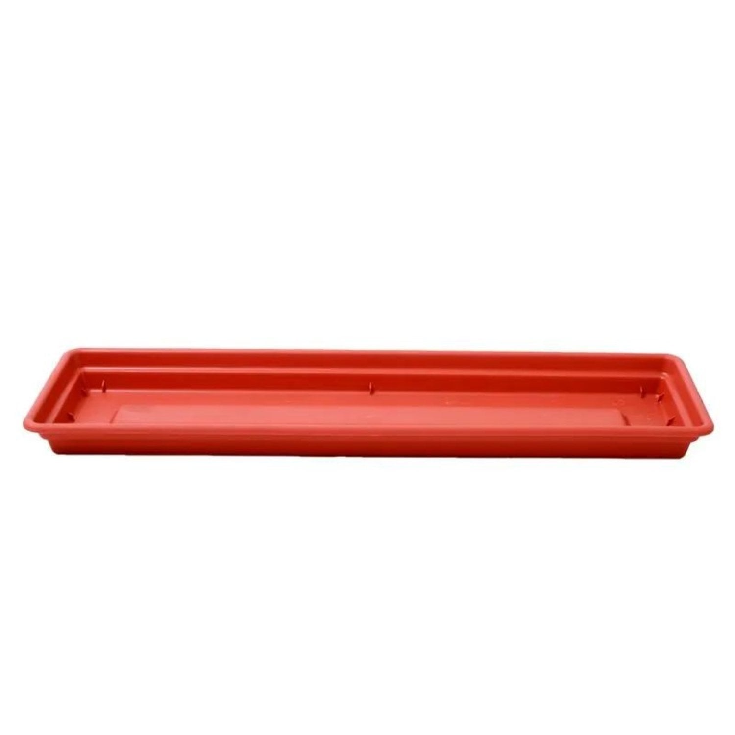 PACK X4 PLATO DE MACETA RECTANGULAR DURA KOTTA 44CM / TERRACOTA – REYPLAST - 4