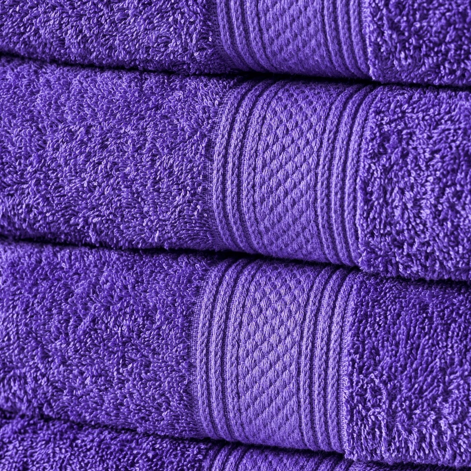 TOALLA DE MANO 45×90 CM / MORADO – LOURDES - 2