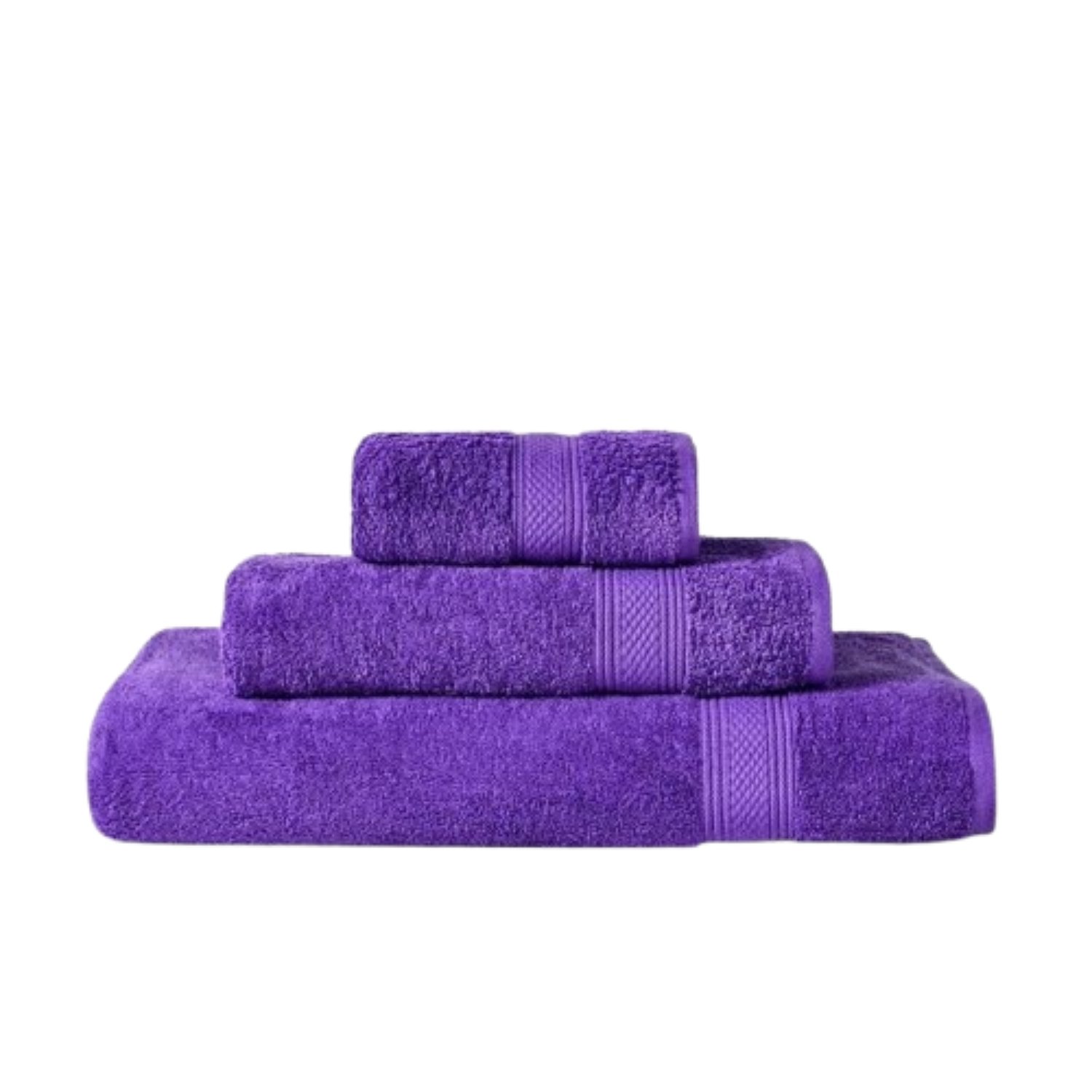 TOALLA DE MANO 100% ALGODON 450 GRS. 45×80 CM / MORADO – AMERICAN FAMILY - 1