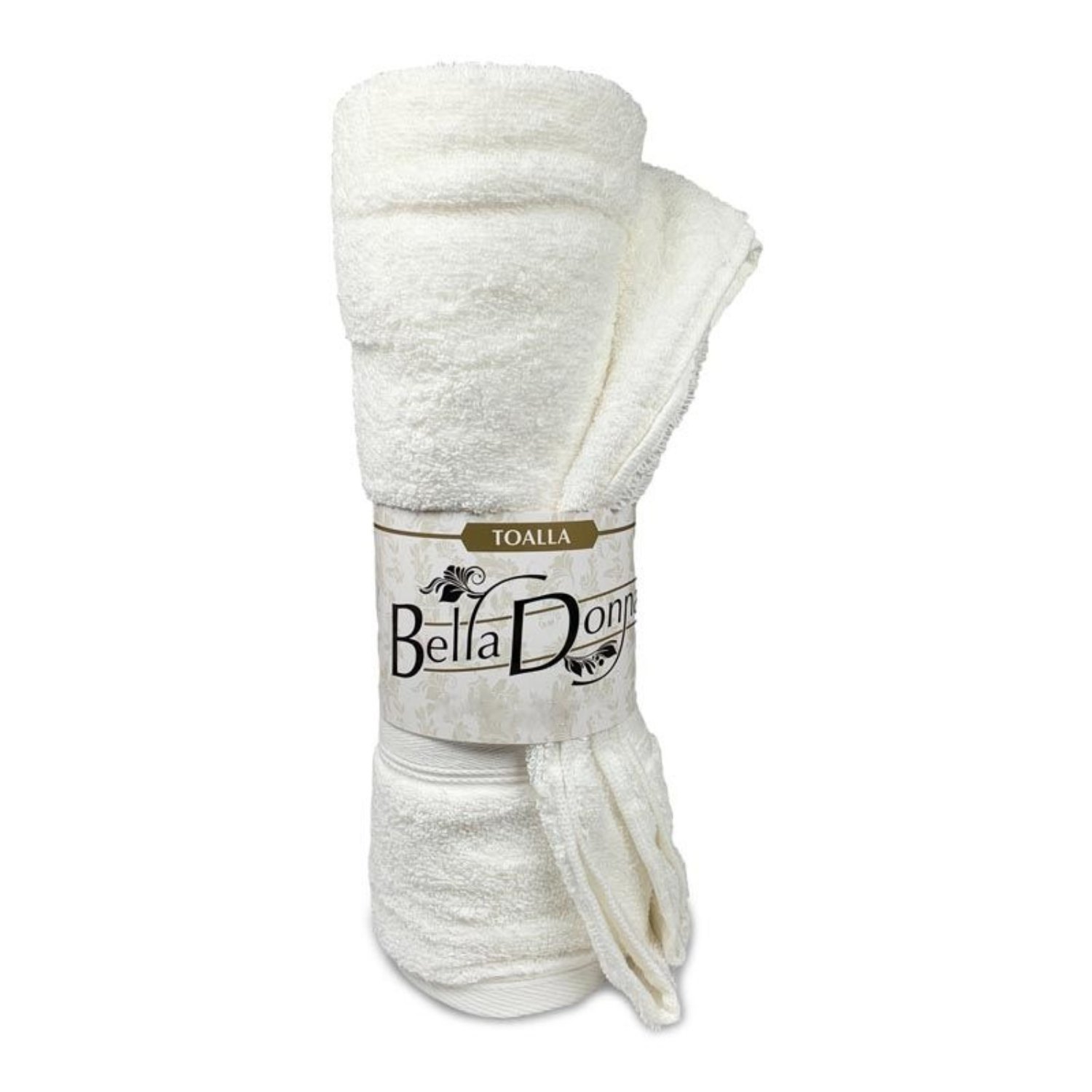 TOALLA DE BAÑO BELLA DONNA 70×140 CM / BLANCO – DORAL - 1