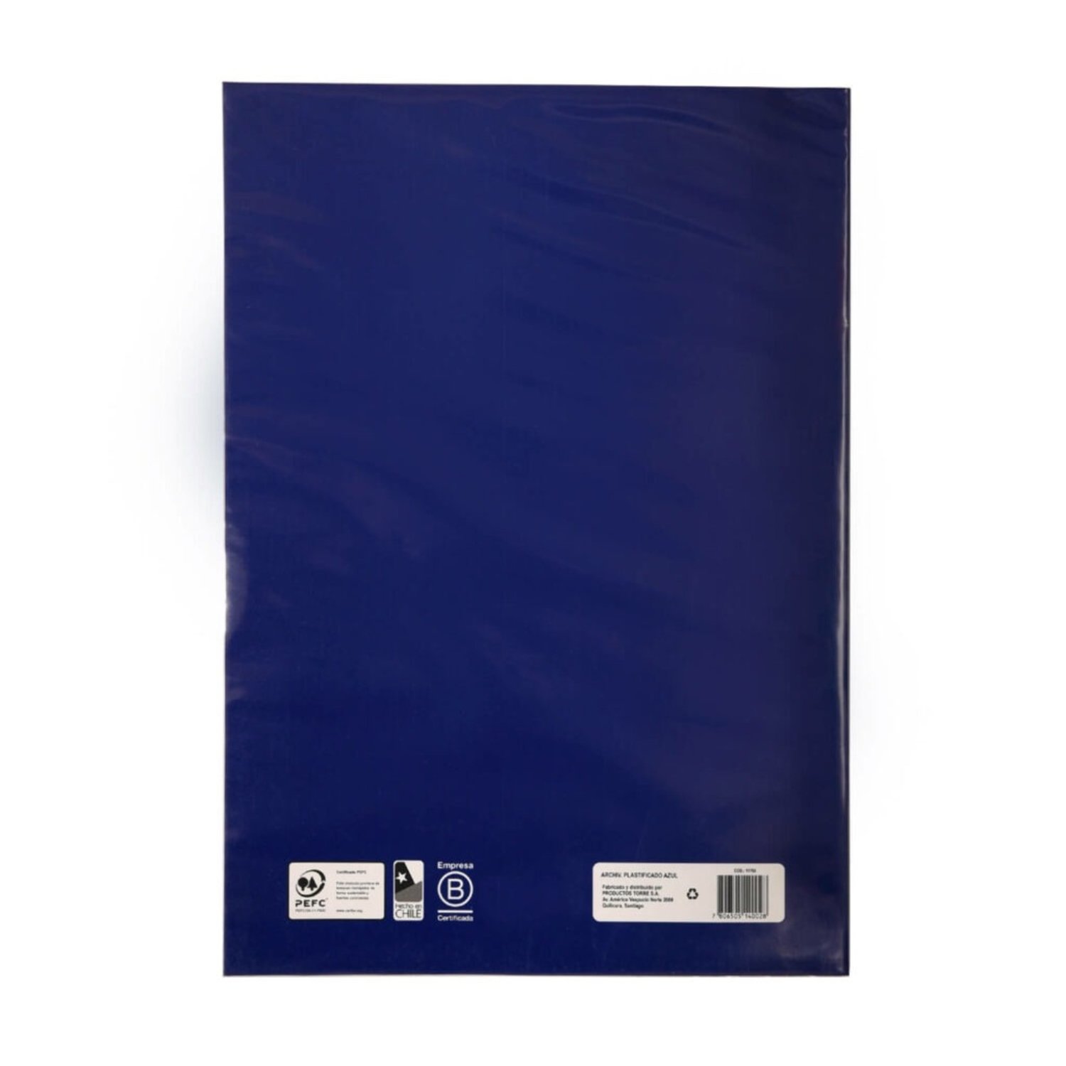 PACK X 4 ARCHIVADOR PLASTIFICADO / AZUL – TORRE - 1