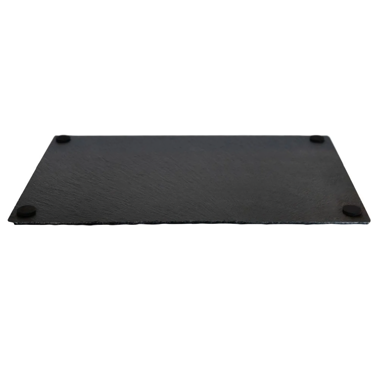 PLATO RECTANGULAR PIEDRA PIZARRA 30 CM - 1