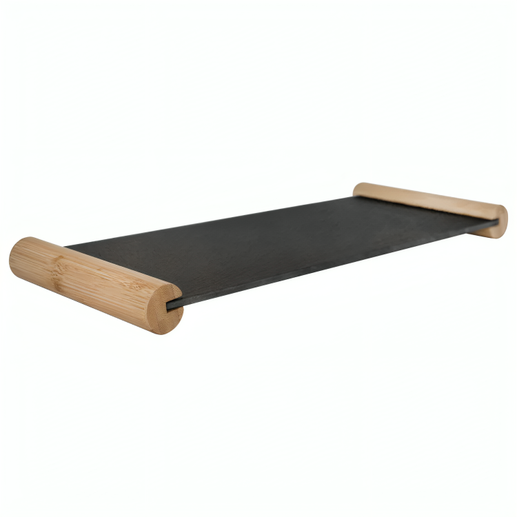 TABLA DE PIEDRA PIZARRA RECTANGULAR 40 CM WAYU