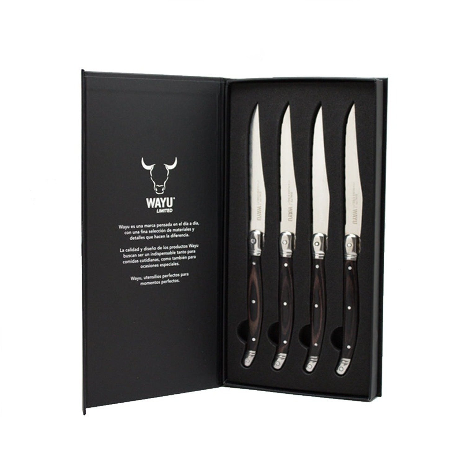 SET 4 CUCHILLOS BLACK  MESA WAYU LIMITED - 4