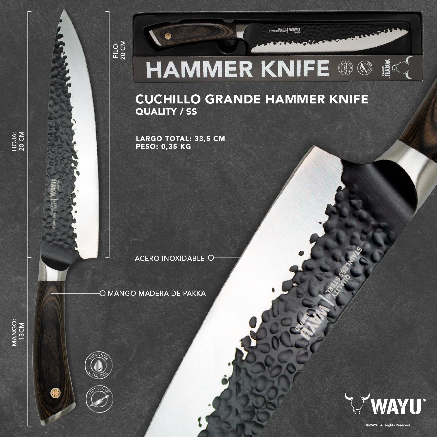 CUCHILLO HAMMER GRANDE WAYU - 1