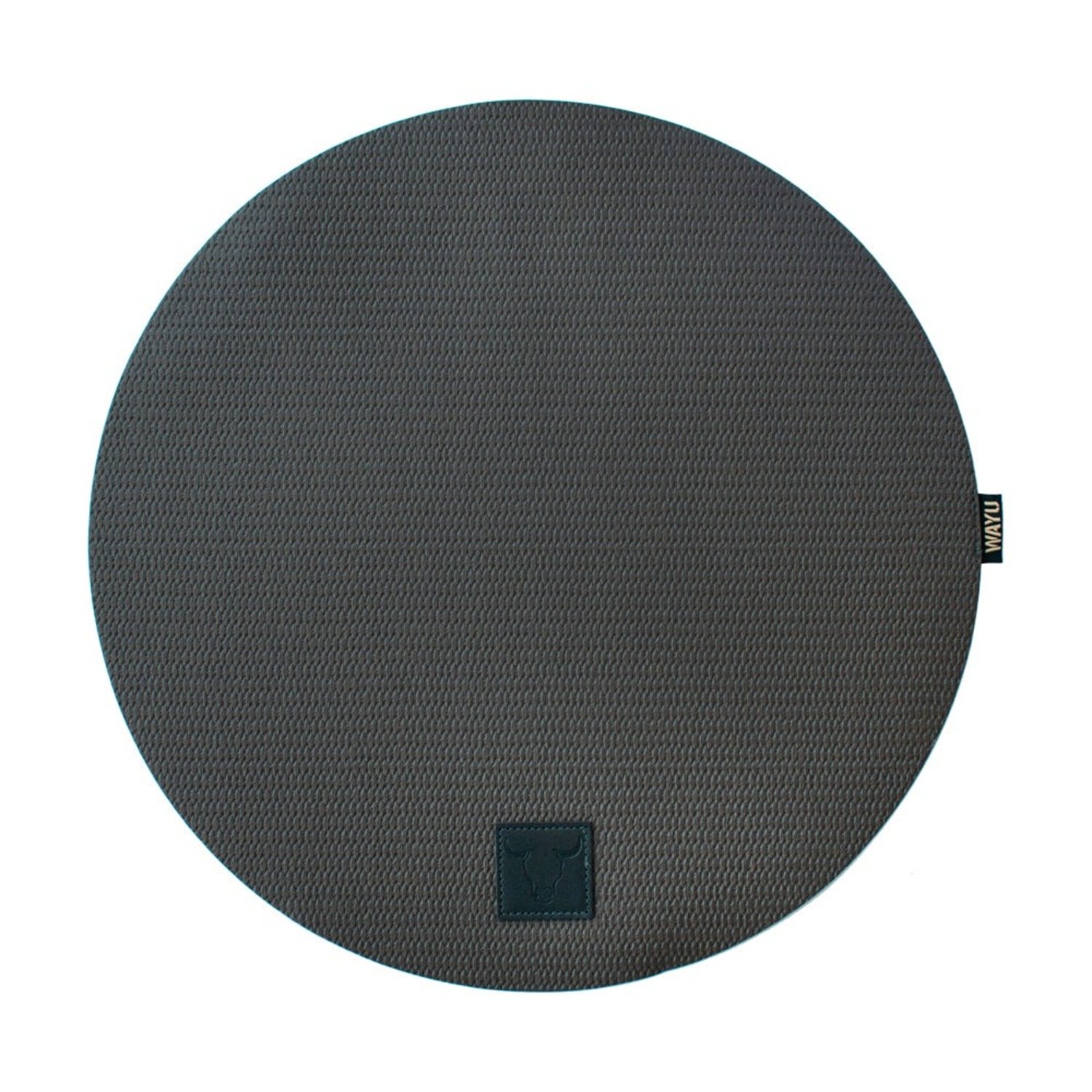 INDIVIDUAL PU REDONDO 38CM GRIS WAYU - 4