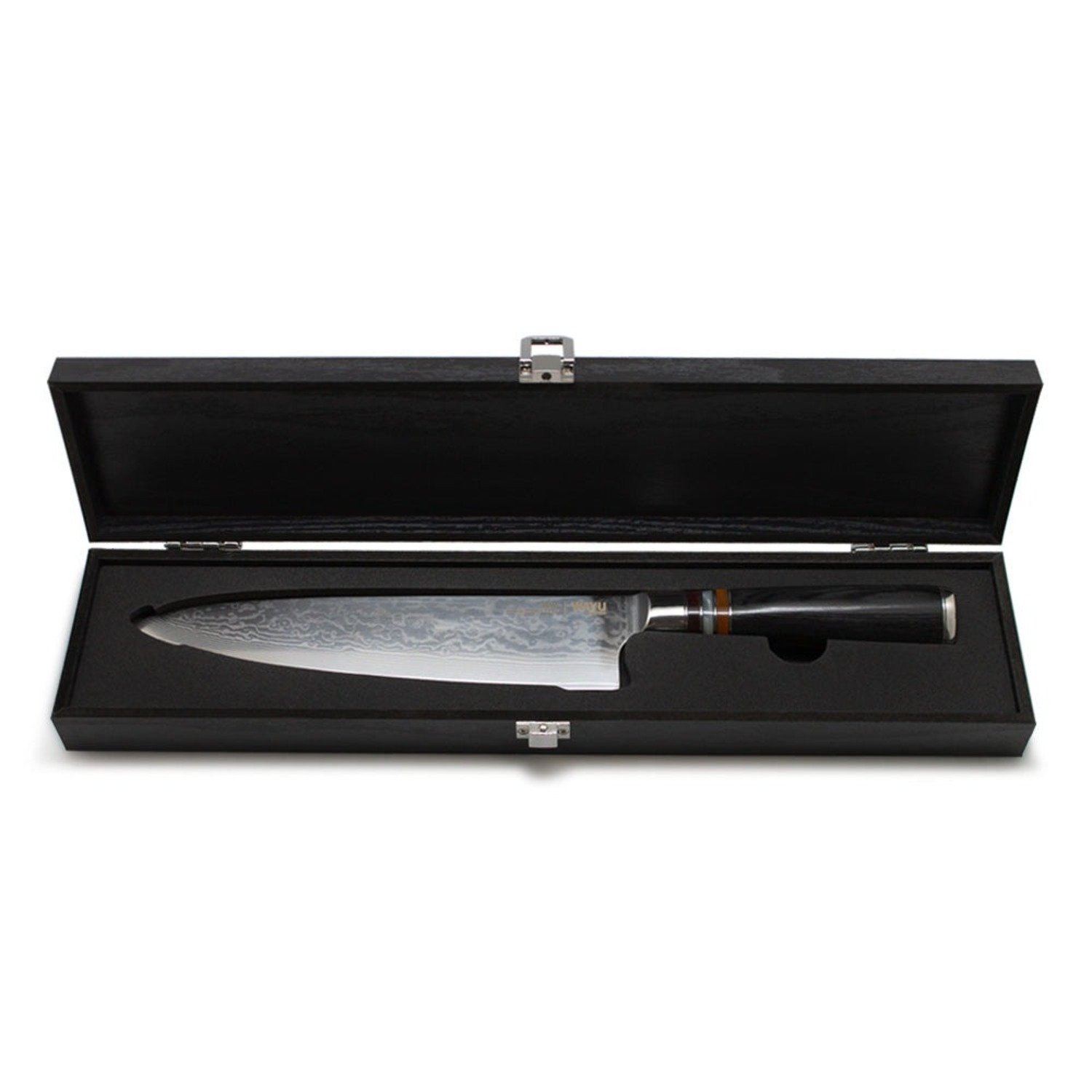 CUCHILLO DAMASCUS BLACK PAKKA WAYU LIMITED - 2