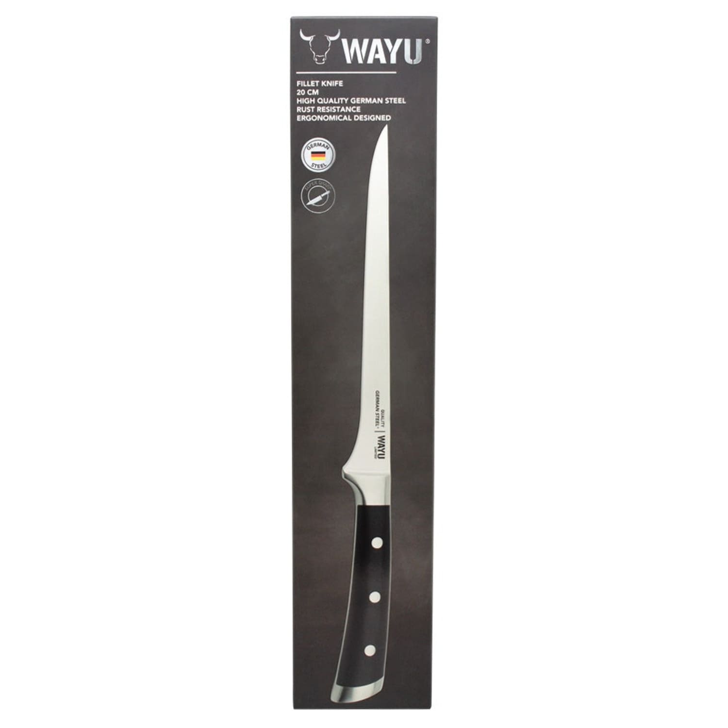 CUCHILLO FILETERO WAYU 20 CM/WAYU FILLET KNIFE 8' - 2