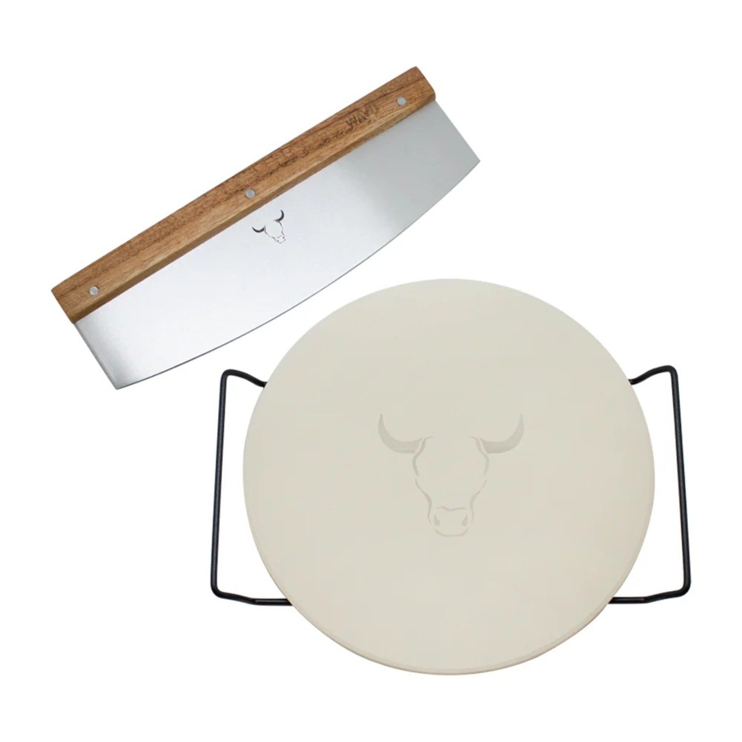 SET PIZZA (PIEDRA + CORTADOR) WAYU - 1