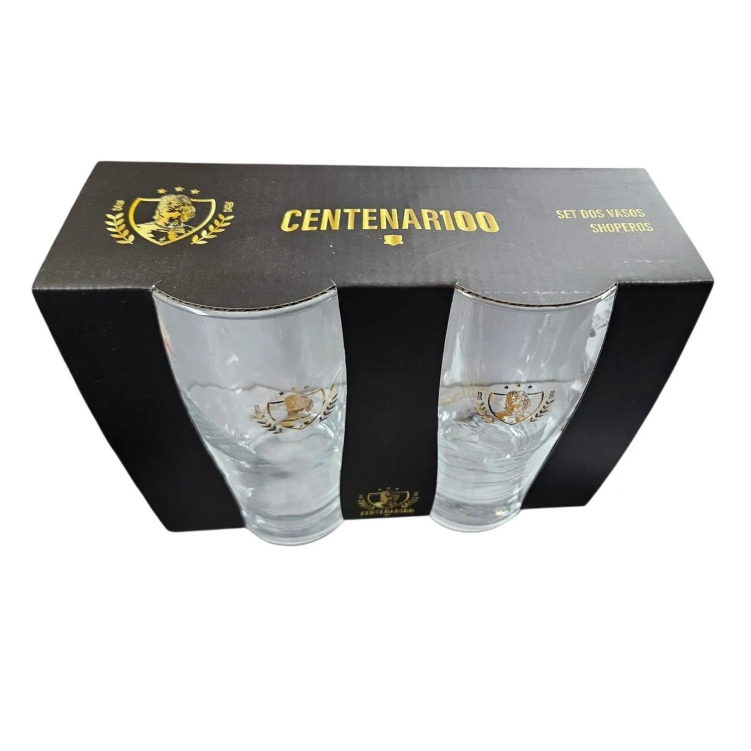 SET 2 VASOS SHOPERO CENTENARIO COLO COLO - 5