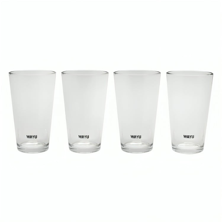 SET 4 VASOS VIDRIO WAYU - 3