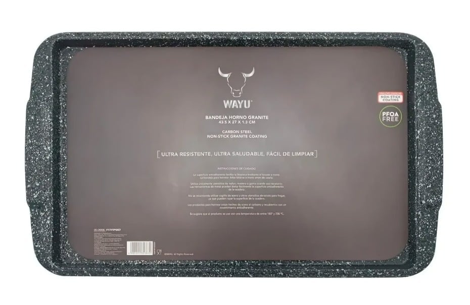 BANDEJA HORNO ANTIADHERENTE GRANITE WAYU - 2