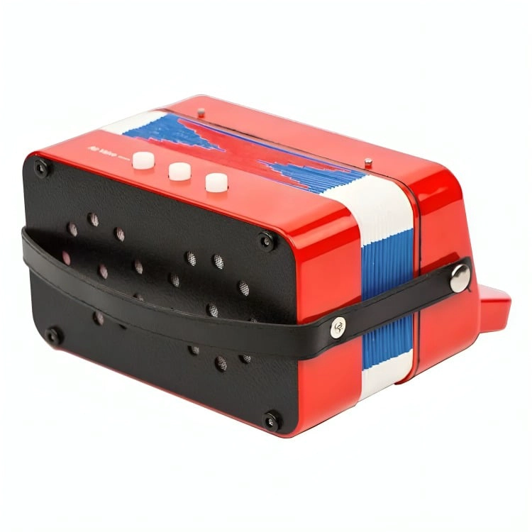 MINI ACORDEON DE JUGUETE PARA NIÑOS 7 NOTAS - 3