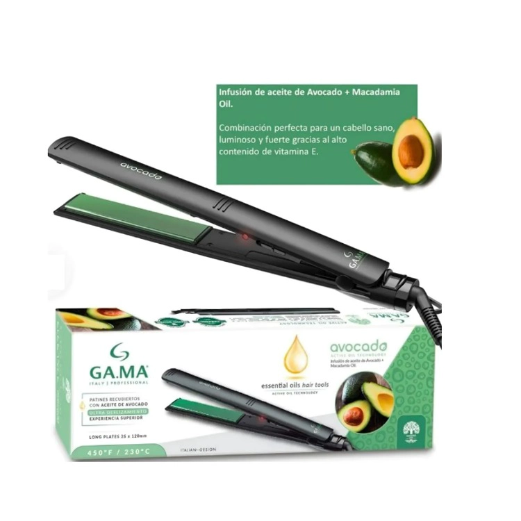 PLANCHA ALISADORA ELEGANCE LED AVOCADO DIGITAL GAMA - 5