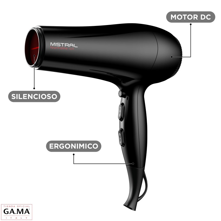 SECADOR GAMA TITAN KERATIN GRIS - 3