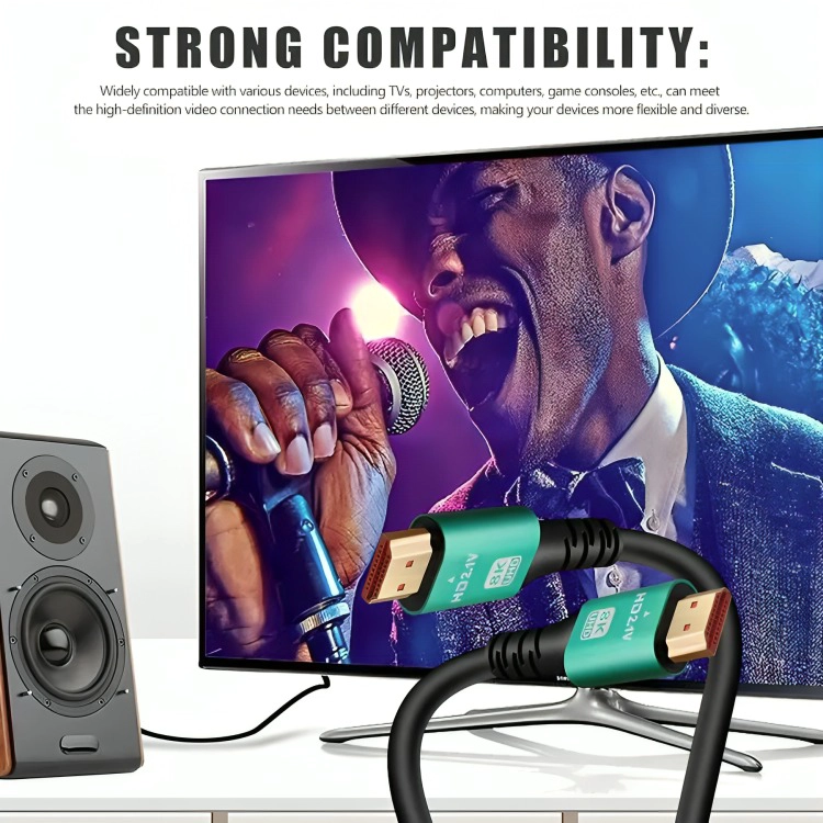 CABLE HDTV 8K 60HZ/48GBPS HD2.1V DE 3MTS. 7680X4320P - 1