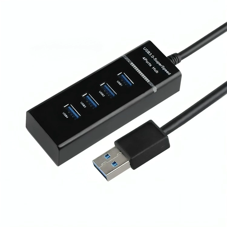 HUB USB 3.0 4 PUERTOS DE ALTA VELOCIDAD INDICADOR LED AZUL - 3
