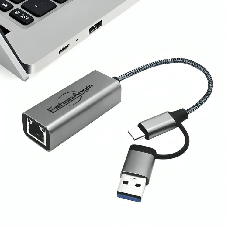 ADAPTADOR USB 3.0 USB C A RJ45 ETHERNET 10/100/1000MBPS - 1
