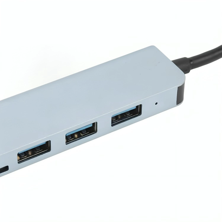 HUB ADAPTADOR USB TIPO C 8 EN 2 PARA MAC MACBOOK WINDOWS - 2