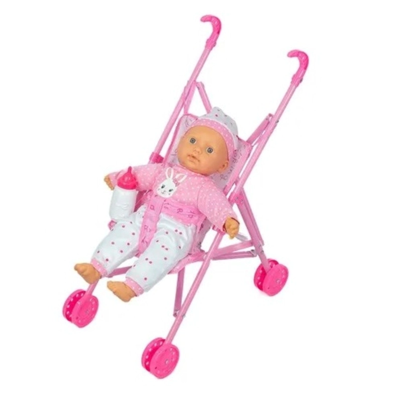 COCHE DE MUÑECA CON ACCESORIOS - 1