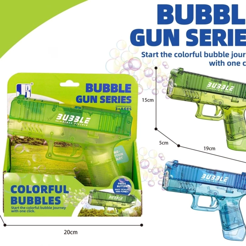 JUGUETE PISTOLA BURBUJA 6 HORIFICIOS - 2