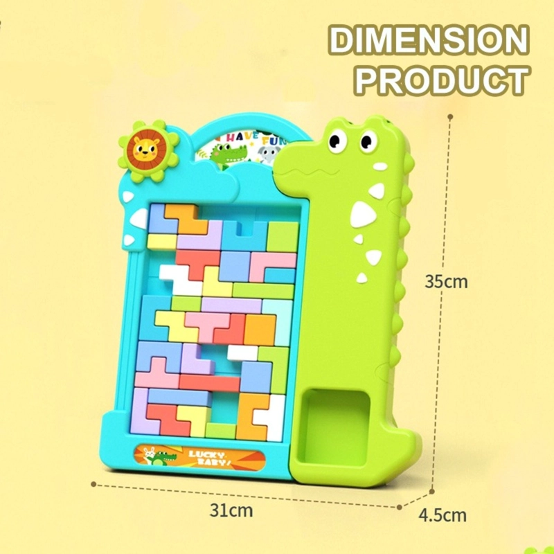 TETRIS DINOSAURIO VERDE - 2