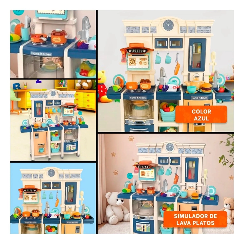 COCINA 1METRO X 1METRO (108PCS) AZUL - 2