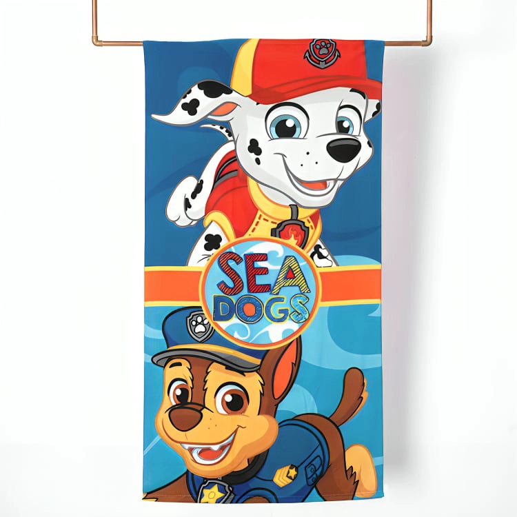TOALLA DE PLAYA MICROFIBRA PAW PATROL NIÑOS DOGS - 1