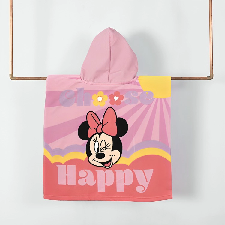 TOALLA DE PLAYA CON CAPUCHA MINNIE CHOOSE - 1